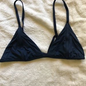Navy Blue Bikini Top